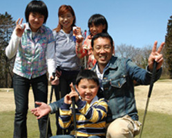 ゴルフ場と一緒のオール天然芝