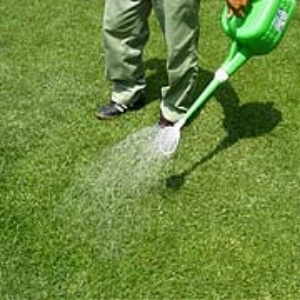 写真18．均一に散布します